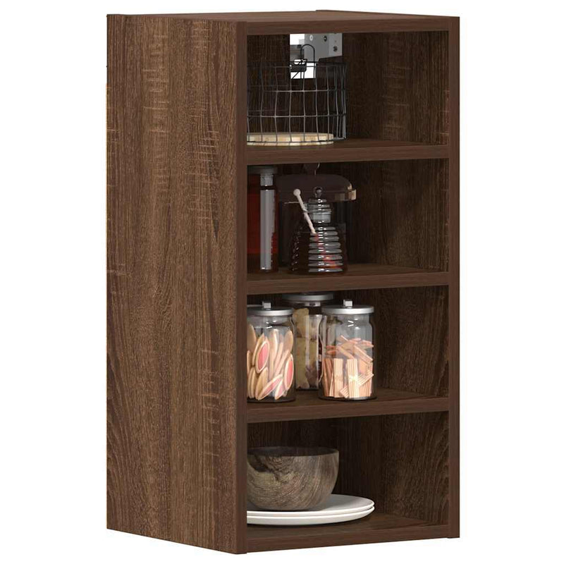 Hanging Cabinet Brown Oak 30x29.5x60 cm Engineered Wood