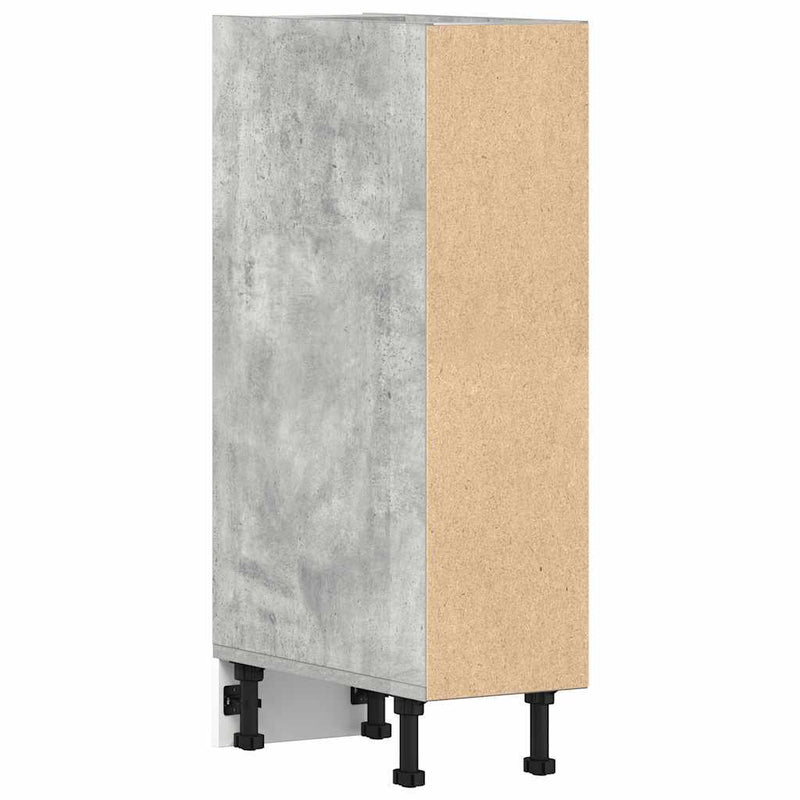 Bottom Cabinet Concrete Grey 20x44,5x81,5 cm Engineered Wood