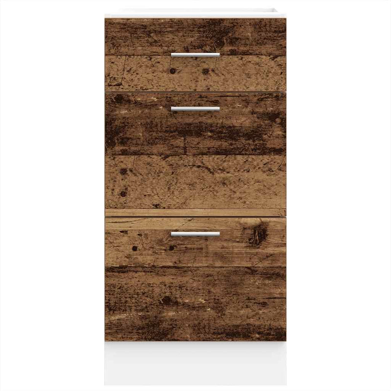 Bottom Cabinet Old Wood 40x46x81.5 cm Engineered Wood