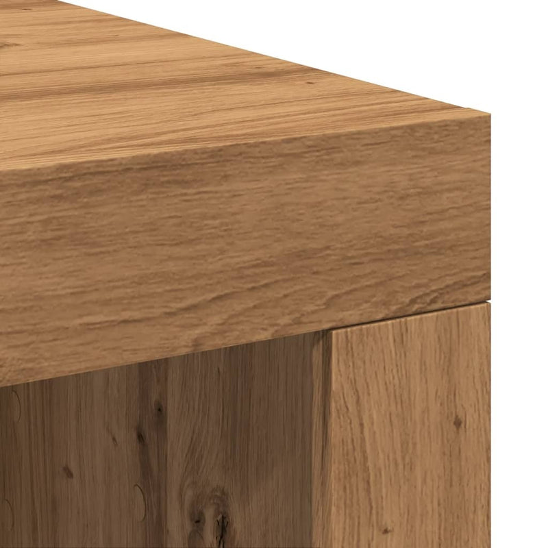 Coffee Table Artisan Oak 102x50x35 cm Engineered Wood