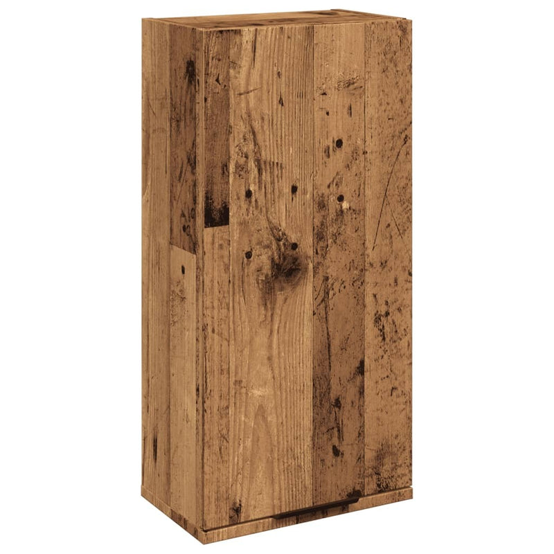 Wall-mounted Bathroom Cabinet Old Wood 32x20x67 cm