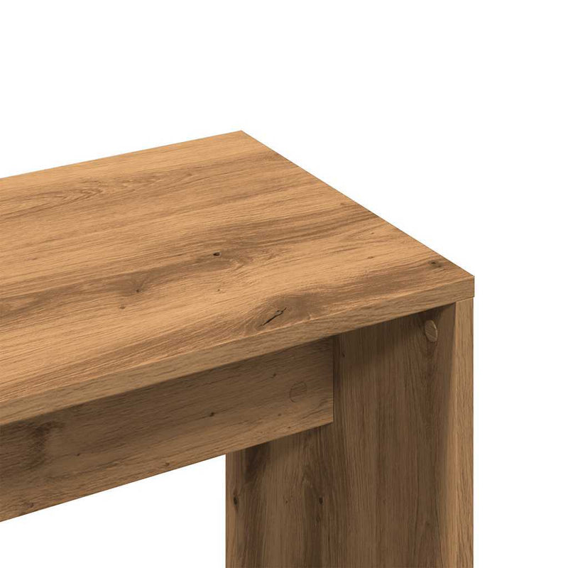 Dressing Stool Artisan Oak 70x35x45 cm Engineered Wood