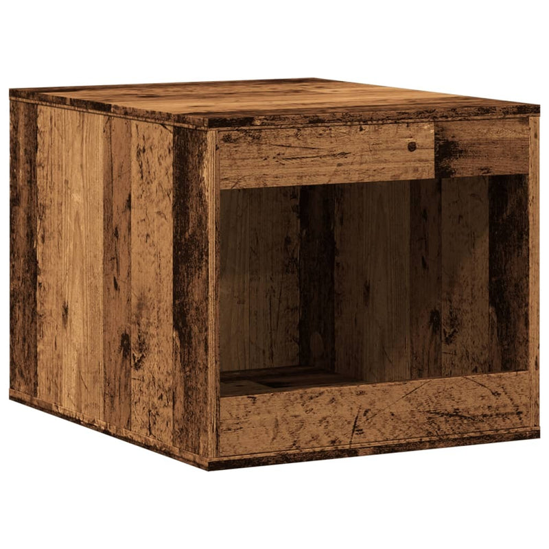 Cat Litter Box Enclosure Old Wood 47x59x42 cm Engineered Wood