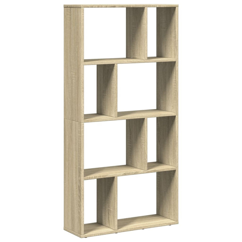 Bookcase Sonoma Oak 60x20x120 cm Engineered Wood