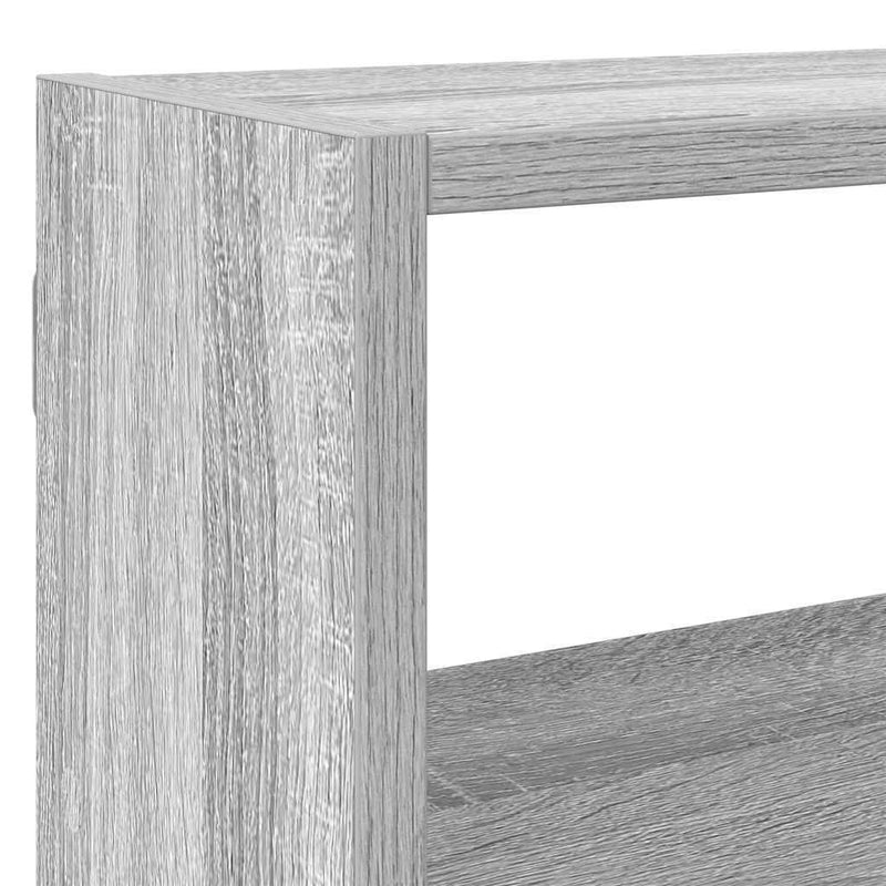 Wall Cube Shelf 7 Compartments Grey Sonoma Engineered Wood