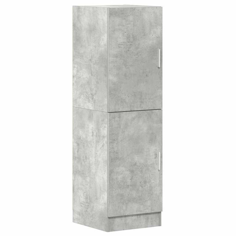 Kitchen Cabinet Concrete Grey 38x41.5x131.5 cm Engineered Wood