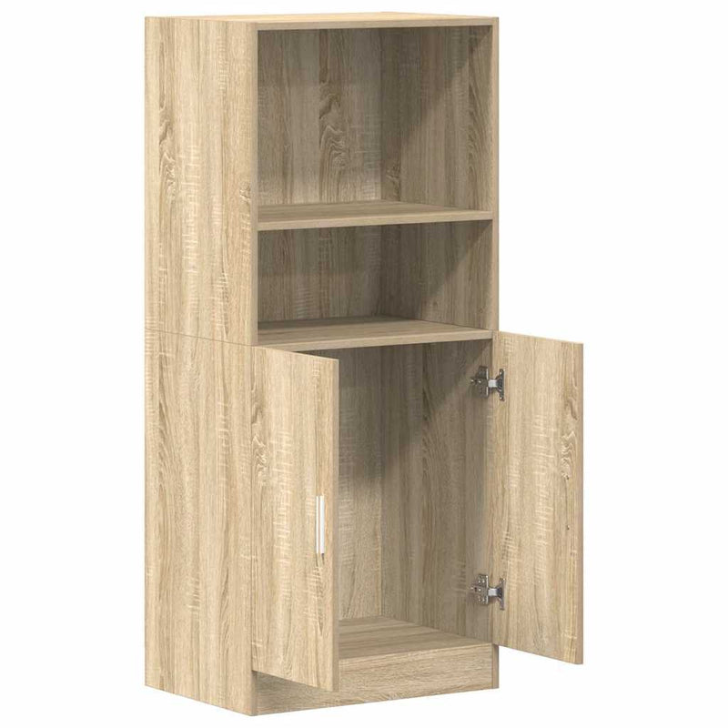 Kitchen Cabinet Sonoma Oak 57x41.5x131.5 cm Engineered Wood