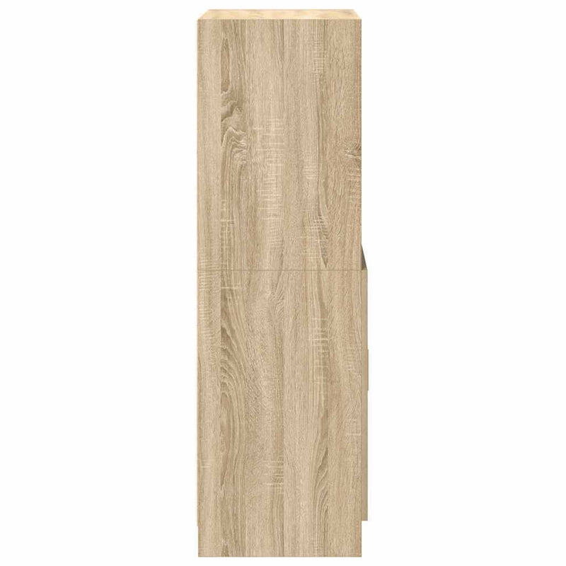 Kitchen Cabinet Sonoma Oak 57x41.5x131.5 cm Engineered Wood