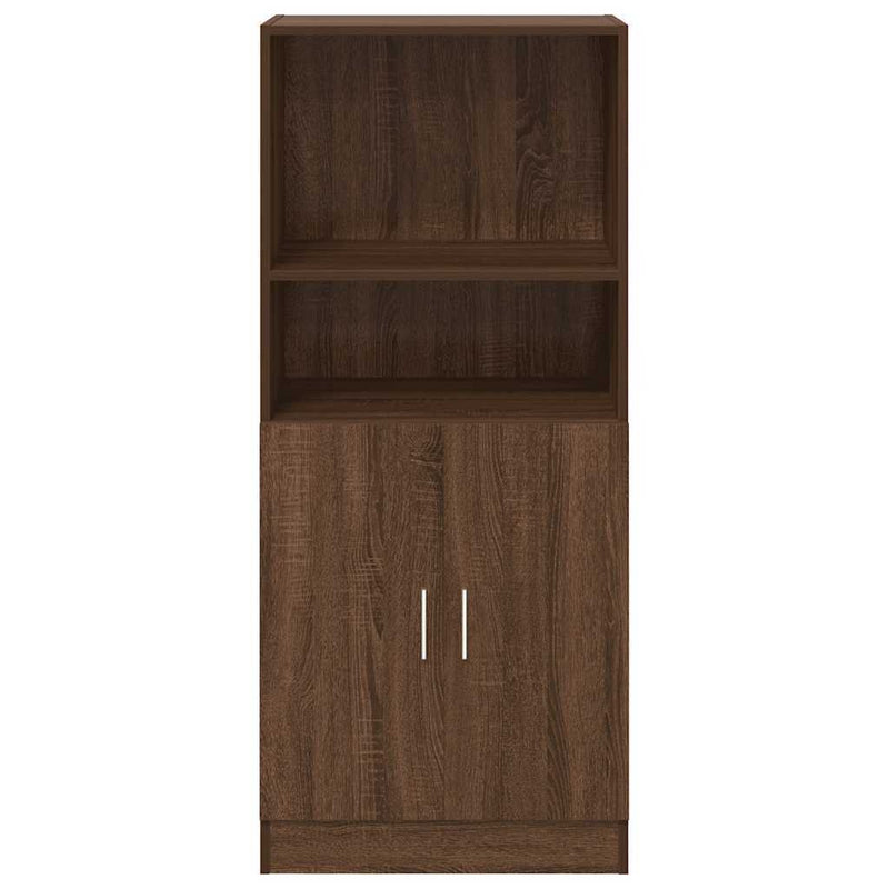 Kitchen Cabinet Brown Oak 57x41.5x131.5 cm Engineered Wood