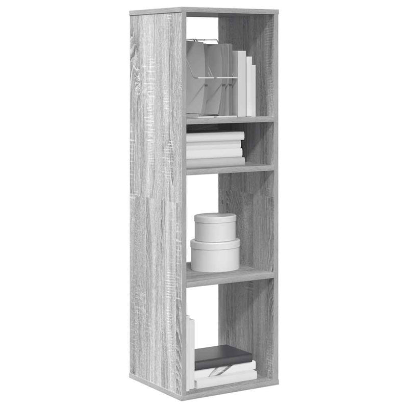 Book Cabinet Grey Sonoma 34x31x112 cm Engineered Wood