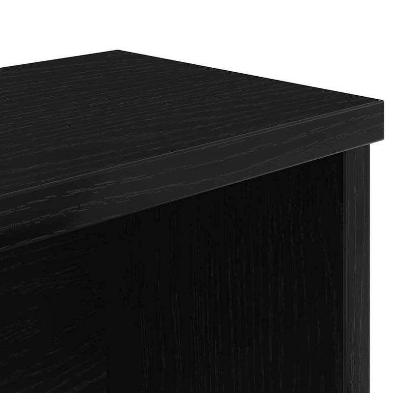 Kitchen Rack Stackable Black 60x15x16 cm Engineered Wood