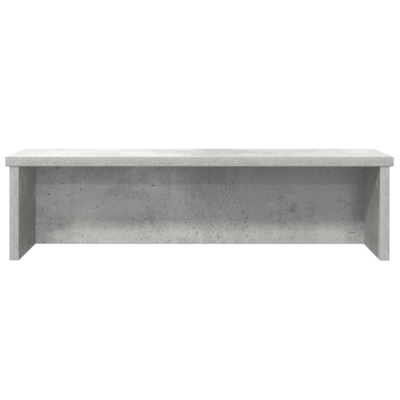 Kitchen Rack Stackable Concrete Grey 60x15x16 cm Engineered Wood