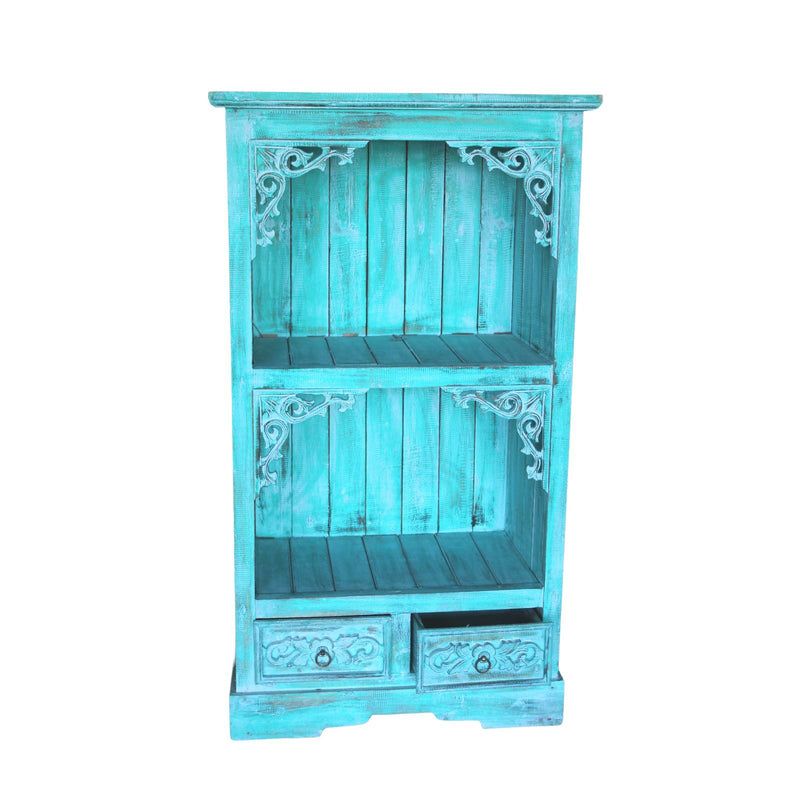 Albasia Bathroom Cabinet - Turquoise wash - Per case: 1 Piece