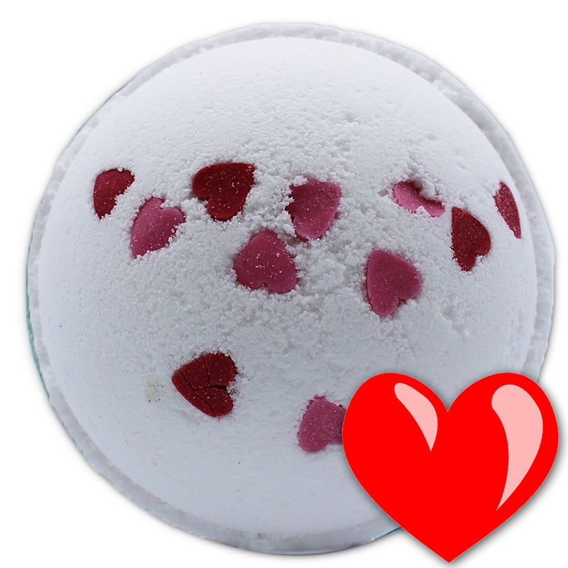 Love Hearts Bath Bomb - Wild Flowers - Per case: 1 Piece