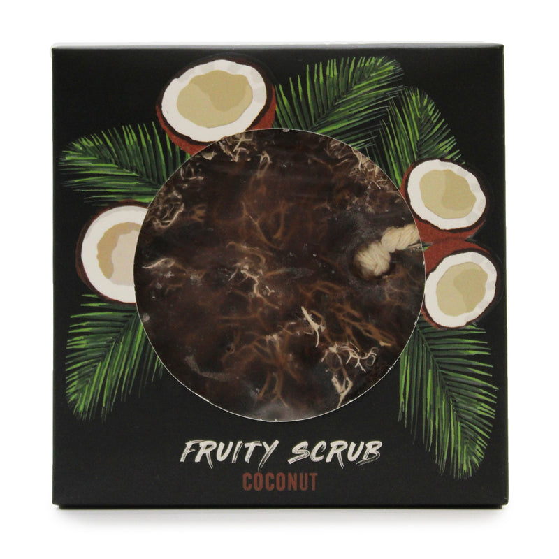 Fruity Scrub Soap on a Rope - Coconut - Per case: 1 Piece