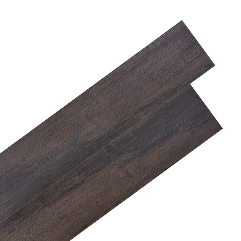 Self-adhesive PVC Flooring Planks 2.51 m 2 mm Dark Brown