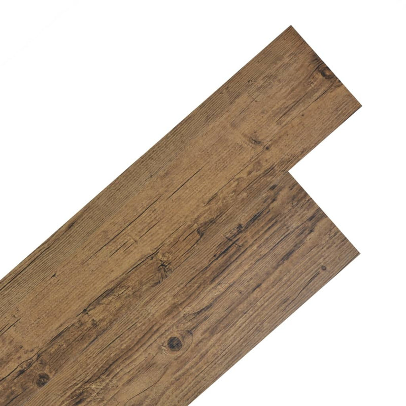 Self-adhesive PVC Flooring Planks 2.51 m 2 mm Walnut Brown