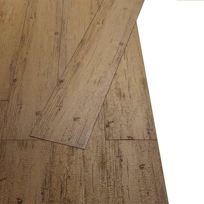 Self-adhesive PVC Flooring Planks 2.51 m 2 mm Walnut Brown