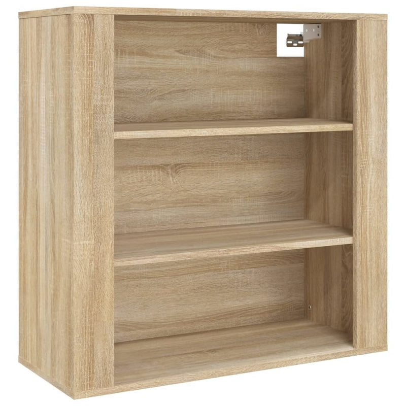 Wall Cabinet Sonoma Oak 80x33x80 cm Engineered Wood