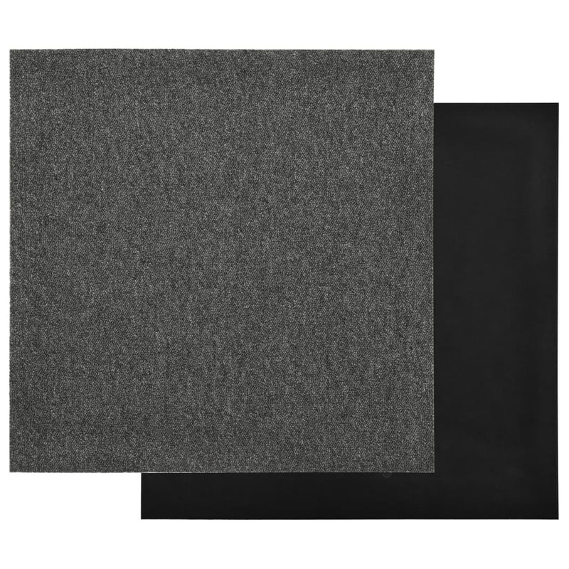 Carpet Floor Tiles 20 pcs 5 m 50x50 cm Anthracite