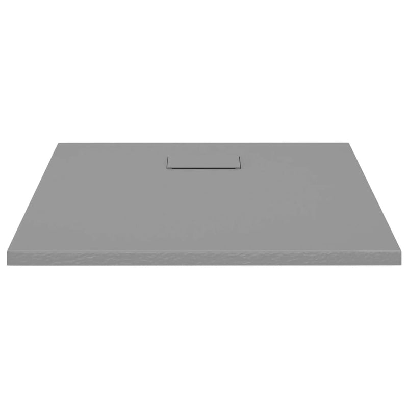 Shower Base Tray SMC Grey 80x80 cm