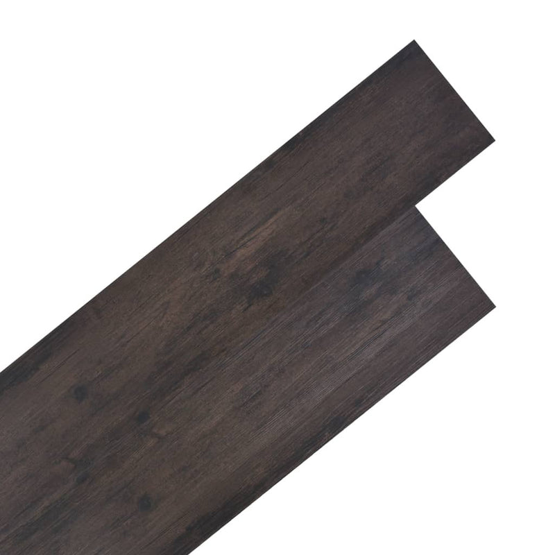 PVC Flooring Planks 5.26 m 2 mm Oak Dark Grey