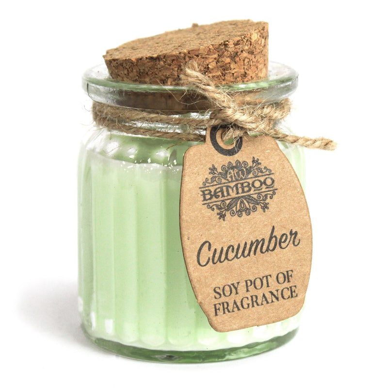 Cucumber Soy Pot of Fragrance Candles - Per case: 2 Piece