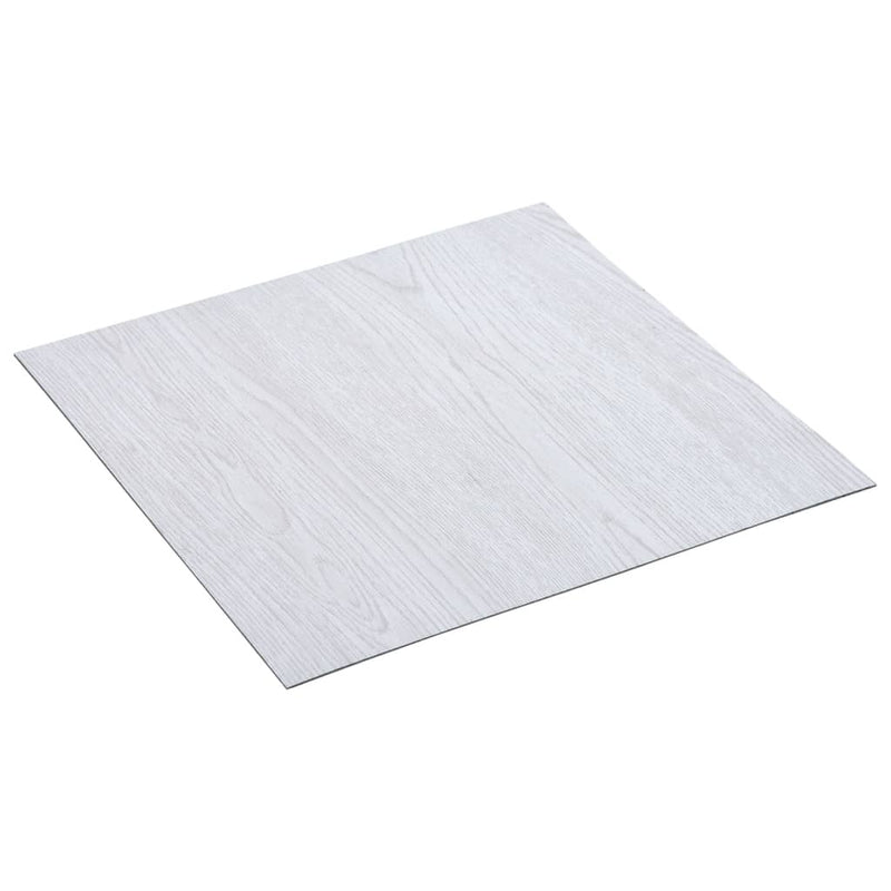 Self-adhesive Flooring Planks 20 pcs PVC 1.86 m White