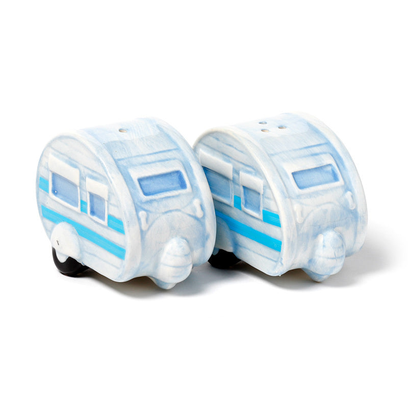 Ceramic Salt  and  Pepper Set - Wildwood Caravan